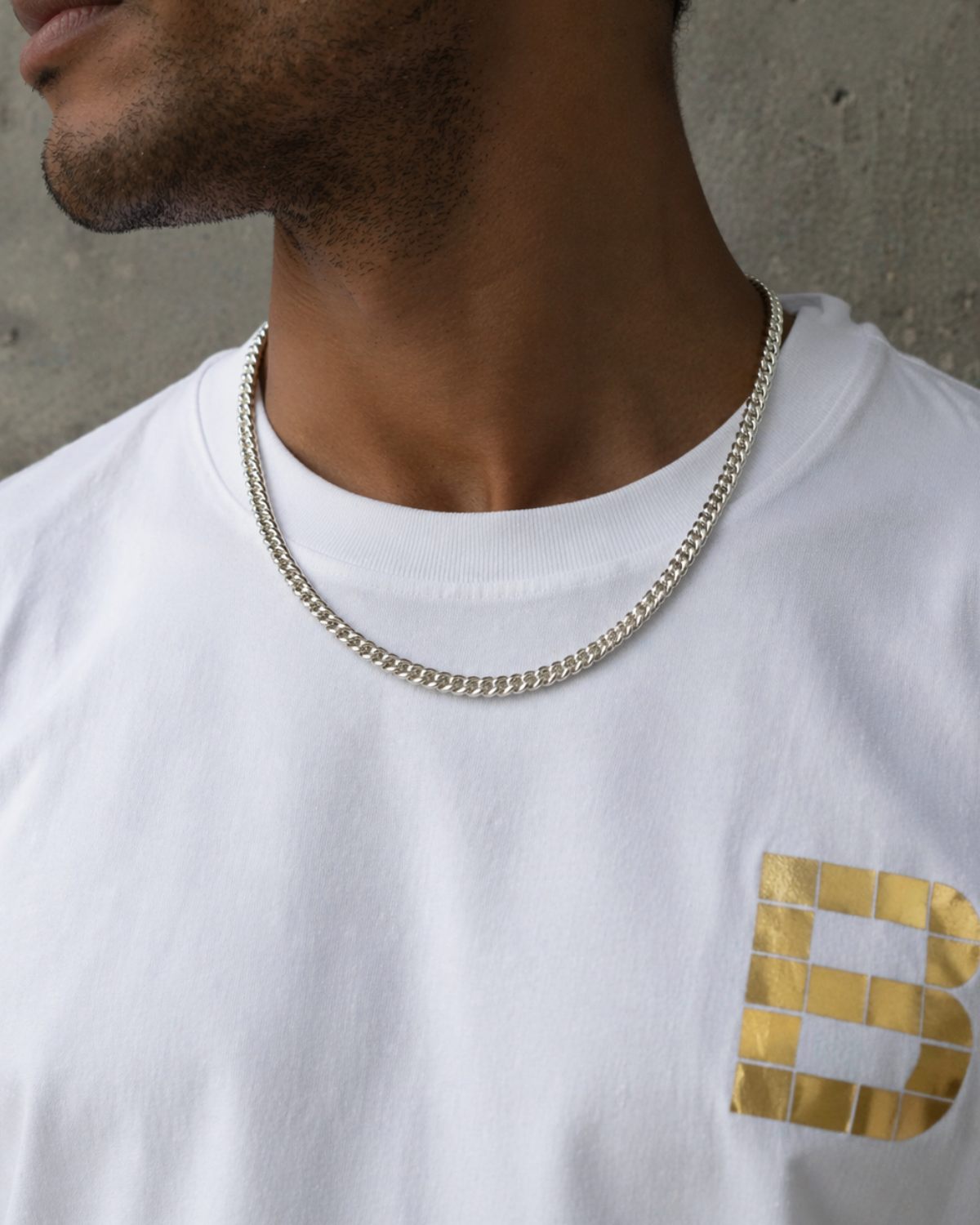 Silver Stainless Steel Thick Cuban Link Chain – Borelli Official